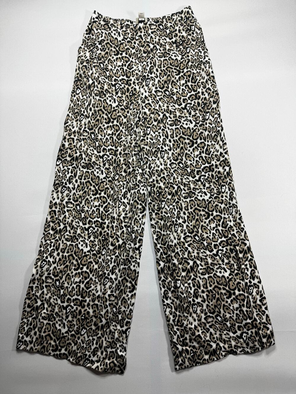 Maeve by Anthropologie Women's Leopard Print Wide Leg Pants -Size XSP (25x27.5)*